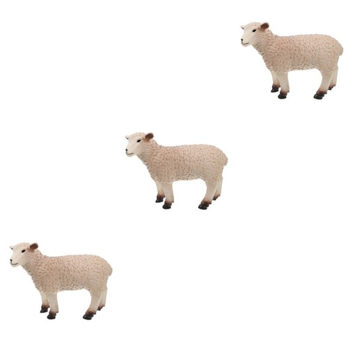 Set mini goat figures - 3,