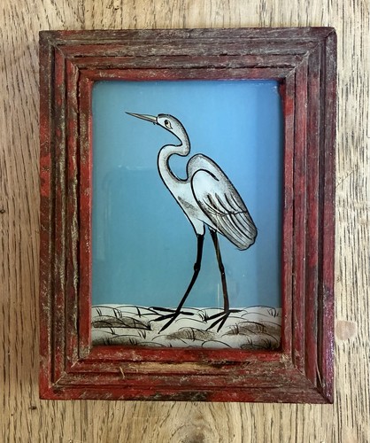 Stork indian vintage - stork, reverse