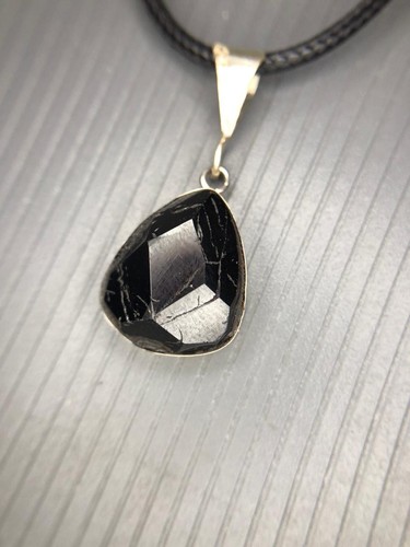 Natural black tourmaline rose - tourmaline,