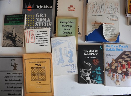 Vintage chess books bundle job - vintage,