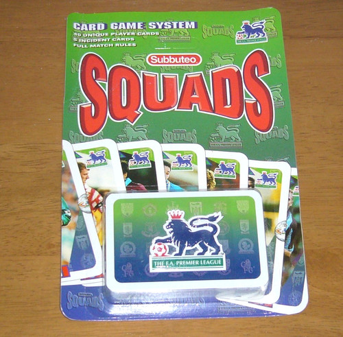 Subbuteo squads football card - squads,