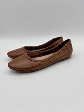 Fatface Tan Leather Ballet