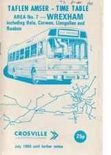 CROSVILLE BUS TIMETABLE BOOK