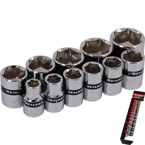 Neilsen 11pc sae sockets - sae,