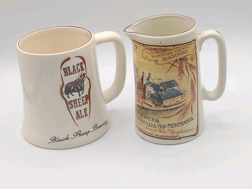 Brewery mug and jug - jug, black