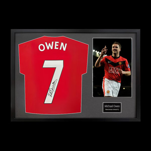 Michael owen signed framed - owen,