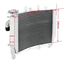 Aluminium Cooling Radiator For Kawasaki ZX6R Ninja 2003 2004 ZX 6RR Ninja 03 04