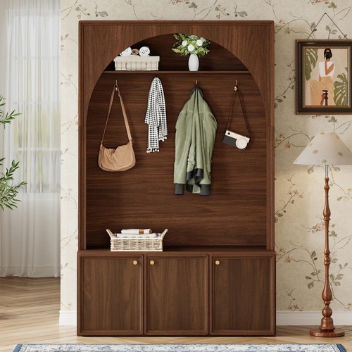 Farmhouse hall tree - 48.7",