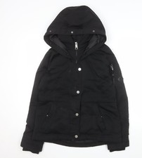 Hollister Women Black M Hooded