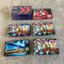 8x Sealed Blank Audio Cassette