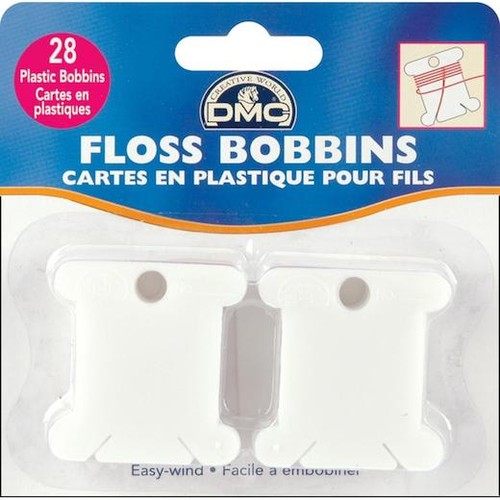 Dmc plastic floss bobbins - plastic,