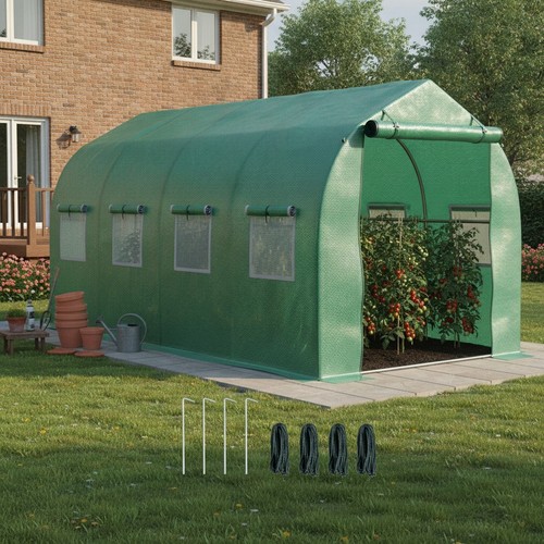 Polytunnel greenhouse 4x2m - greenhouse,