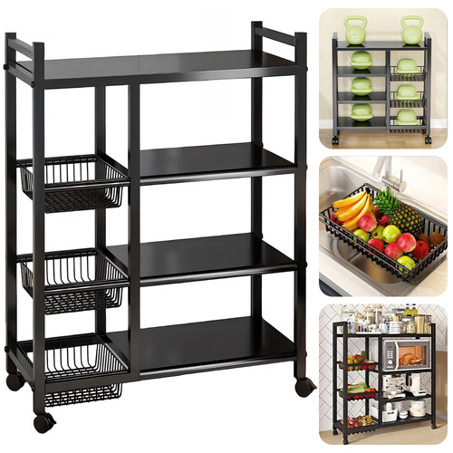 Heavy duty kitchen trolley - heavy, 4