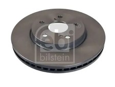 2x Brake disc Front Axle internally vented 170781 FEBI BILSTEIN for TOYOTA