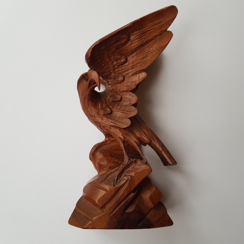 Alpine wooden eagle bird - , art