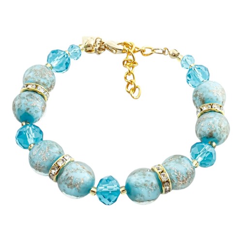 Murano glass bead bracelet - murano,