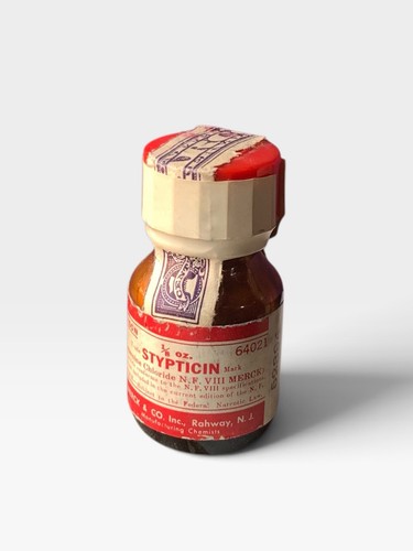 New antique merck stypticin - new,