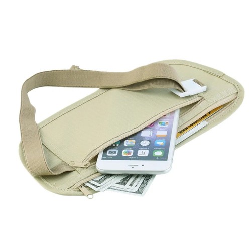 2pc money belt - travel, hidden