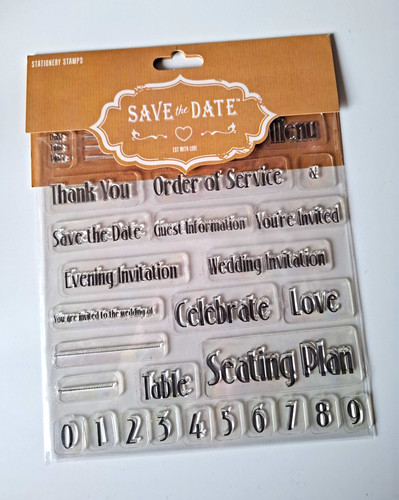 New wedding stationery clear - new,
