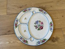 Swinnertons Hampton Ivory England divided plate, likely from the Art Deco