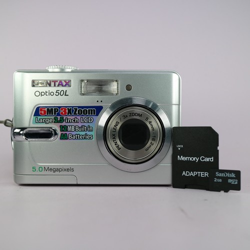 Pentax optio 50l 0mp - pentax, 5.0mp