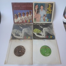 6 X Devo Vinyl 7" Single Records Job Lot Bundle Punk Come Back Whip It