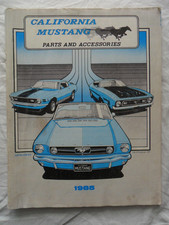 1985 California MUSTANG, Parts & Accessories Catalogue