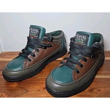 Travel Fox Cancun Men's Leather Khaki Multi Sneakers 916103-181 Size 7.5