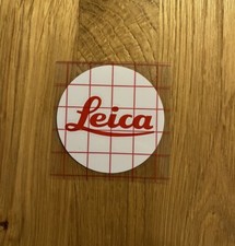 Leica logo text sticker die - leica,