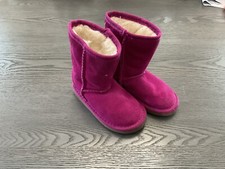 Ukala by EMU Australia Toddler  Size K/E8 Suede/Merino Wool Pink Boots