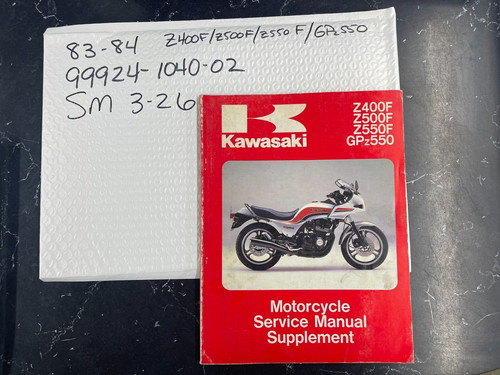 Kawasaki z400f z500f - 83-84, z400f/