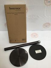 Kitchen Paper Towel Holder - Free-Standing, Stable Base, Innoteck BLACK