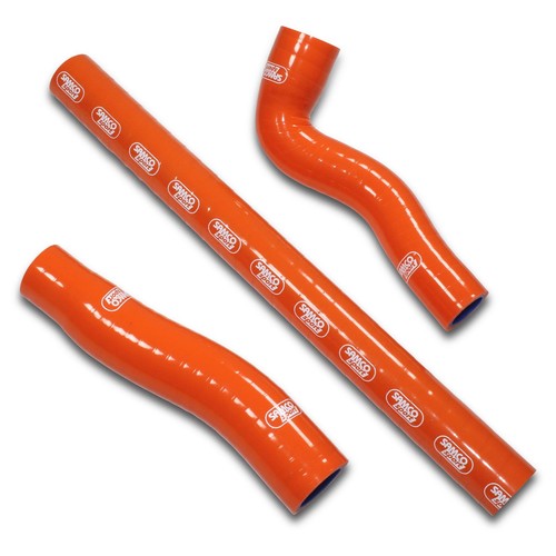 Orange samco silicon rad hoses - orange,