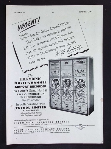 Original 1953 advert - original,