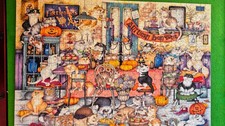 RAVENSBURGER – CRAZY CATS … AUTUMN BANQUET - 1000 PIECE JIGSAW