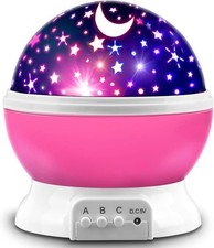 Star Projector Night Light Lamp Fun Gifts for Girls and Boys Star Sky Moon Light