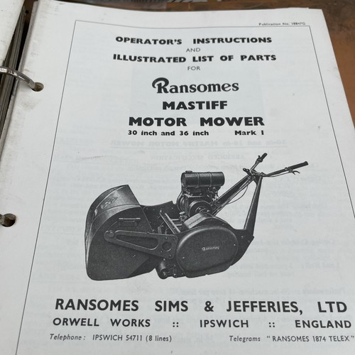 Ransomes mastiff motor mower - ransomes,