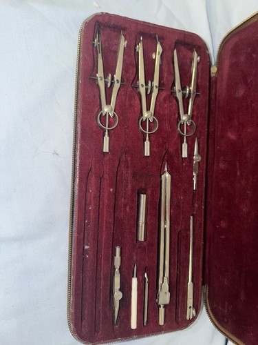 Vintage drawing set - set, case