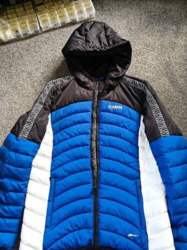 Yamaha logo quilted hooded - quilted,