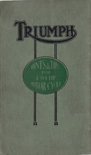 Triumph 1925 hints and tips - triumph, p