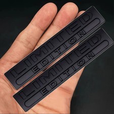2PCS 3D Limited Edition Metal