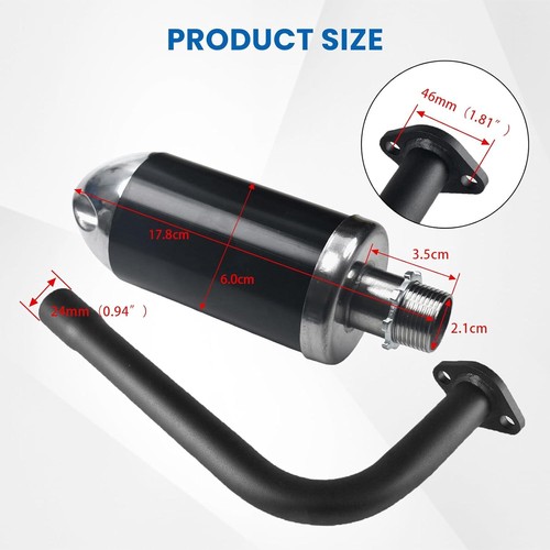 Exhaust muffler pipe kit - pipe, for