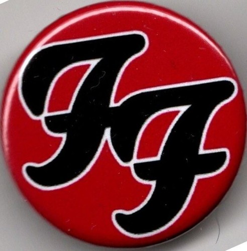 Foo fighters pin - fighters, badge