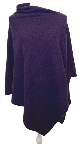 Cashmere poncho - cashmere,