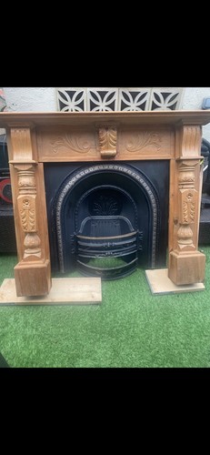 Three different fireplaces - three,