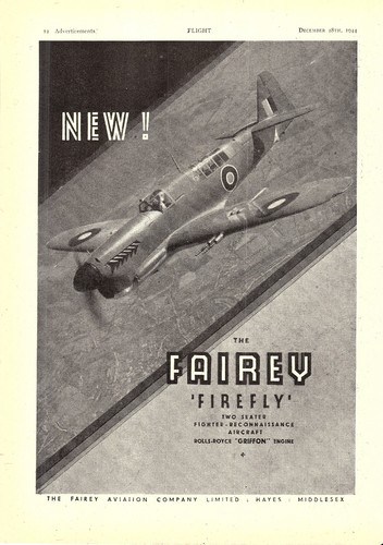 1944 fairey firefly - fairey,