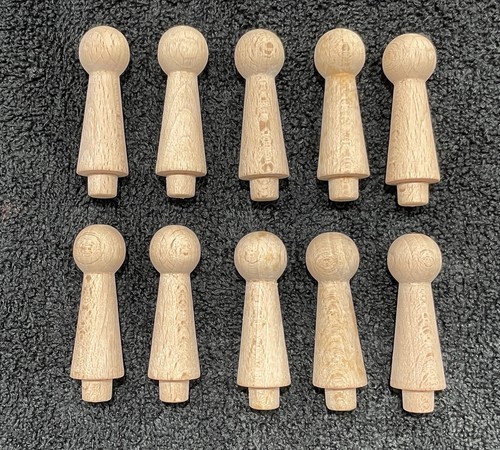Wooden hardwood shaker pegs - hardwood,