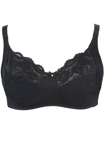 Non wired cotton bra - non-wired, with