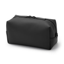 Muji Synthetic Leather Storage Cases Black 8.5x17x8.5cm From Japan