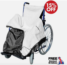 Wheelchair Cosy Fleece Lining Leg Wrap WATERPROOF Toe Outdoor Feet Blanket Cover